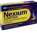 NEXIUM Control 20 mg magensaftresistente Tabletten 14 St