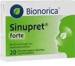 SINUPRET forte &uuml;berzogene Tabletten 20 St