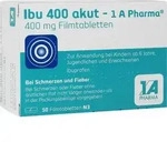 IBU 400 akut-1A Pharma Filmtabletten 50 St