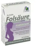 FOLS&Auml;URE 800 Plus B12+Jod Tabletten 120 St
