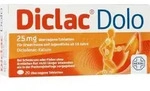 DICLAC Dolo 25 mg &uuml;berzogene Tabletten 20 St