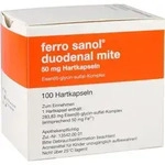 FERRO SANOL duodenal mite 50 mg magensaftr.Hartk. 100 St