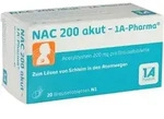 NAC 200 akut-1A Pharma Brausetabletten 20 St