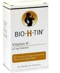 BIO-H-TIN Vitamin H 2,5 mg f&uuml;r 12 Wochen Tabletten 84 St
