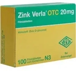 ZINK VERLA OTC 20 mg Filmtabletten 100 St