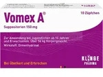 VOMEX A 150 mg Suppositorien 10 St