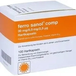 FERRO SANOL comp. Hartkaps.m.msr.&uuml;berz.Pellets 100 St