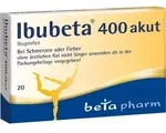 IBUBETA 400 akut Filmtabletten 20 St
