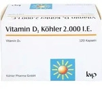 VITAMIN D3 K&Ouml;HLER 2.000 I.E. Kapseln 120 St