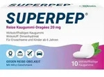 SUPERPEP Reise Kaugummi Dragees 20 mg 10 St