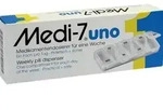 MEDI 7 uno Medikamentendosierer f&uuml;r 7 Tage wei&szlig; 1 St