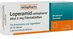 LOPERAMID-ratiopharm akut 2 mg Filmtabletten 10 St