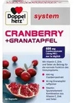 DOPPELHERZ Cranberry+Granatapfel system Kapseln 60 St