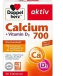 DOPPELHERZ Calcium 700+Vitamin D3 Tabletten 30 St