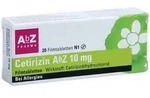 CETIRIZIN AbZ 10 mg Filmtabletten 20 St