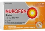 NUROFEN Junior 125 mg Z&auml;pfchen 10 St