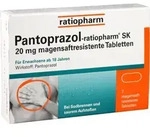 PANTOPRAZOL-ratiopharm SK 20 mg magensaftres.Tabl. 7 St