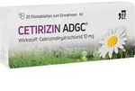 CETIRIZIN ADGC Filmtabletten 20 St