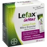 LEFAX intens Lemon Fresh Mikro Granul.250 mg Sim. 20 St