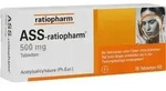 ASS-ratiopharm 500 mg Tabletten 30 St