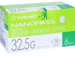 TERUMO NANOPASS 32,5 Pen Kan&uuml;le 0,22x6 mm 100 St