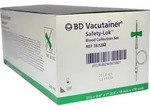 BD VACUTAINER Safety Lok 21 G 18 cm Blutentn.Set 50 St