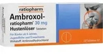 AMBROXOL-ratiopharm 30 mg Hustenl&ouml;ser Tabletten 20 St
