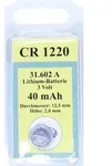 BATTERIEN Lithium 3V CR 1220 1 St