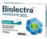 BIOLECTRA Magnesium 300 mg Kapseln 20 St