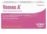 VOMEX A Kinder-Suppositorien 40 mg 10 St