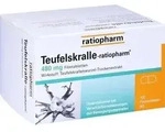 TEUFELSKRALLE-RATIOPHARM Filmtabletten 100 St