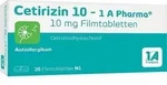 CETIRIZIN 10-1A Pharma Filmtabletten 20 St