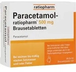 PARACETAMOL-ratiopharm 500 mg Brausetabletten 20 St