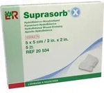 SUPRASORB X HydroBalance Wundverb.5x5 cm 5 St
