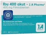 IBU 400 akut-1A Pharma Filmtabletten 20 St
