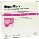 HEPA-MERZ Infusionsl&ouml;sungs-Konzentrat Ampullen 250 ml