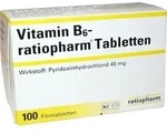 VITAMIN B6-RATIOPHARM 40 mg Filmtabletten 100 St