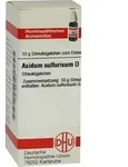 ACIDUM SULFURICUM D 12 Globuli 10 g