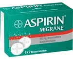 ASPIRIN MIGR&Auml;NE 500 mg Brausetabletten 12 St