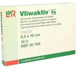 VLIWAKTIV AG Aktivkohle Tampon.m.Silber 6,5x10 cm 10 St