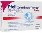 PFEIL Zahnschmerz-Tabletten forte Filmtabletten 20 St