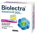 BIOLECTRA Magnesium 300 mg Direct Zitrone Sticks 40 St