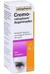CROMO-RATIOPHARM Augentropfen 10 ml