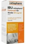 IBU-RATIOPHARM Fiebersaft f&uuml;r Kinder 20 mg/ml 100 ml