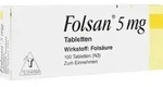 FOLSAN 5 mg Tabletten 100 St