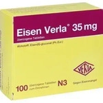 EISEN VERLA 35 mg &uuml;berzogene Tabletten 100 St
