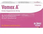 VOMEX A Kinder-Suppositorien 40 mg 5 St