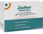 ZADITEN ophtha sine 0,25 mg/ml Augentr.Einzeldos. 20 St