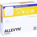 ALLEVYN Adhesive 7,5x7,5 cm haftende Wundauflage 10 St