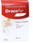 DRACOPOR Wundverband 3,8x3,8 cm steril 10 St